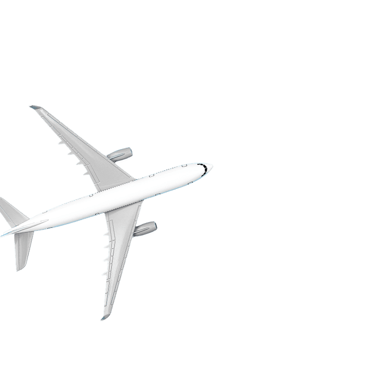 Flying airplane decor